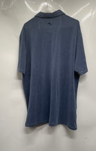 Load image into Gallery viewer, Tommy Bahama Mens Blue Short Sleeve Spread Collared Polo Shirt Size 2XL
