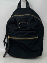 Load image into Gallery viewer, Foley + Corinna Womens Black Inner Pockets Adjustable Strap Shoulder Backpack
