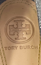 Load image into Gallery viewer, Authentic Tory Burch Womens Leila Gray Quilted Loafer Flats Size 8M Damaged
