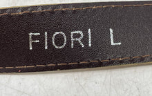 Load image into Gallery viewer, Fiori Womens Brown Leather Adjustable Buckle Formal Dress Belt Size Large
