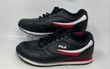Load image into Gallery viewer, Fila Mens Classico 18 1CM00550-014 Black White Red Lace-Up Sneaker Shoes Size 13

