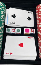 Load image into Gallery viewer, Set Of Assorted Multicolor Dice Style Game Poker Chips With Hard Case Not Graded
