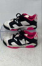 Load image into Gallery viewer, Nike Kids Air Jordan 6 Retro Low Black White Pink Lace-Up Sneaker Shoes Size 11C
