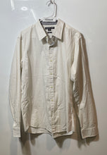 Load image into Gallery viewer, Michael Kors Mens Beige Geometric Long Sleeve Slim Fit Button-Up Shirt Size L
