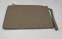 Load image into Gallery viewer, Michael Kors Womens Brown Pebbled Leather Credit Card Slot Wristlet Wallet
