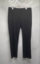 Load image into Gallery viewer, Banana Republic Womens Reegan Black Plaid Straight Leg Ankle Pants Size 12
