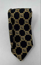 Load image into Gallery viewer, Valentino Mens Multicolor Geometric Floral Print Silk Keeper Loop Designer Tie
