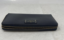 Load image into Gallery viewer, Kate Spade New York Womens Black Leather Inner Pocket Zip-Around Wallet
