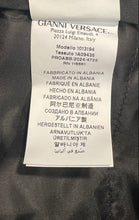 Load image into Gallery viewer, Authentic Versace Mens Black Flat Front Straight Leg Dress Pants Size EUR 46
