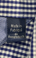 Load image into Gallery viewer, Tommy Hilfiger Mens Blue Gingham Printed Long Sleeve Dress Shirt Size XL
