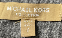 Load image into Gallery viewer, Michael Kors Womens Gray Pockets Flat Front Straight Leg Dress Pants Size 6
