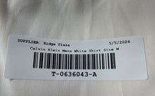 Load image into Gallery viewer, Calvin Klein Mens White Pleated Slim Fit Stretch Wrinkle Free Dress Shirt Size M
