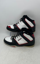 Load image into Gallery viewer, And1 Mens White Black Faux Leather Lace-Up Mid Top Sneakers Shoes Size 13
