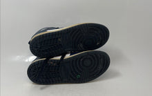 Load image into Gallery viewer, Nike Kids Air Jordan 1 Mid Blue Leather Lace-Up Mid Top Sneaker Shoes Size 2Y
