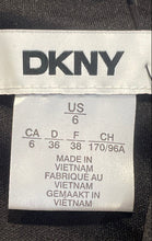 Load image into Gallery viewer, DKNY Womens Black Surplice Neck Back-Zip Wrap Dress Size 6 With Tag
