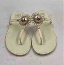 Load image into Gallery viewer, Authentic Tory Burch Womens Melody Jelly Ivory Slip-On Thong Sandals Size 6
