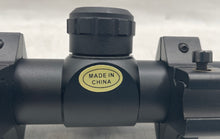 Load image into Gallery viewer, Marksman Black 4X32 Air Rifle Gun Scope Attached With Two Mounting Rings

