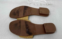 Load image into Gallery viewer, Franco Sarto Womens Beige Open Toe Slip-On Slide Sandals Size 9.5
