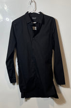 Load image into Gallery viewer, Zara Mens Black Cotton Spread Collar Long Sleeve Button-Up Shirt Size Small
