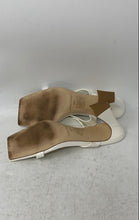 Load image into Gallery viewer, Marc Fisher Womens Zasha White Patent Leather Block Heel Slide Sandals Size 8.5M
