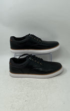 Load image into Gallery viewer, Steve Madden Mens Gully Black Leather Low Top Lace Sneakers Shoes Size 9.5
