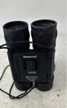 Load image into Gallery viewer, Tasco 168RB Black Compact Fully Coated Optics 10X25 Binoculars With Strap
