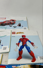 Load image into Gallery viewer, Lot Of 5 Pcs Assorted Lego Marvel Large Print Mixed Instruction Manuals Ages 3+
