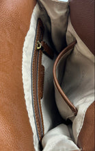Load image into Gallery viewer, Calvin Klein Womens Brown Leather Adjustable Strap Top Handle Backpack
