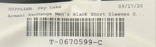 Load image into Gallery viewer, Armani Exchange Mens Black Short Sleeve Crew Neck Pullover T-Shirt Size XXL

