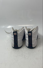 Load image into Gallery viewer, Nike Kids Air Jordan 12 Retro White Leather Lace-Up Basketball Shoes Size 11C
