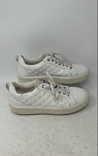 Load image into Gallery viewer, Michael Kors Womens Emmett White Embossed Monogram Sneakers Shoes Size 7.5M
