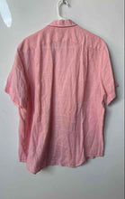 Load image into Gallery viewer, Lacoste Mens Pink Short Sleeve Collared Regular Fit Button-Up Shirt Size L
