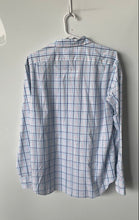 Load image into Gallery viewer, J. Crew Mens White Plaid Printed Long Sleeve Slim Fit Button-Up Shirt Size Large
