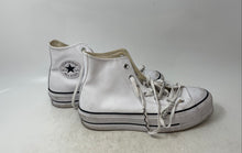Load image into Gallery viewer, Converse Womens CTAS Lift High Top 561676C White Lace-Up Sneakers Shoes Size 8
