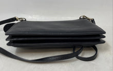 Load image into Gallery viewer, Kate Spade New York Womens Leila Black Leather Detachable Strap Crossbody Bag
