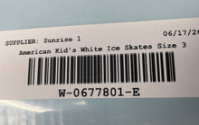 Load image into Gallery viewer, American Athletic Shoe Womens White Leather Lace-Up Ice Figure Skates Size 3

