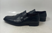 Load image into Gallery viewer, Perry Ellis Mens Clipper RB 3 Black Leather Slip-On Loafer Dress Shoes Size 12
