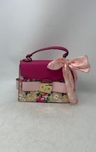 Load image into Gallery viewer, Aldo Womens Cailla Multicolor Floral Printed Faux Leather Scarf Top Handle Purse
