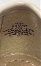 Load image into Gallery viewer, Kelly &amp; Katie Womens Nia Beige Leather Perforated Mary Jane Flats Size 6.5M
