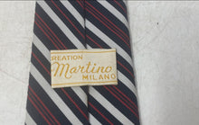 Load image into Gallery viewer, Creation Martino Milano Mens Multicolor Striped Adjustable Long Designer Tie
