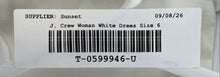 Load image into Gallery viewer, J.Crew Womens White Sleeveless Square Neck Scalloped Hem Mini Dress Size 6
