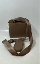 Load image into Gallery viewer, Steve Madden Womens Bevelyn Brown Leather Convertible Crossbody Handbag w/Wallet
