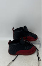 Load image into Gallery viewer, Nike Kids Air Jordan 12 Retro 850000-002 Red Black Lace-Up Sneaker Shoes Size 9C
