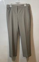 Load image into Gallery viewer, Alfani Womens Gray Flat Front Pockets Straight Leg Stretch Dress Pants Size 10
