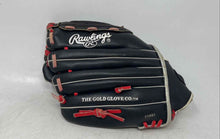 Load image into Gallery viewer, Rawlings Co ESBR5 Black Leather Adjustable Cuff 5 Finger Baseball Glove
