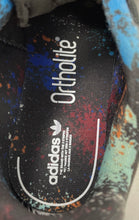 Load image into Gallery viewer, Adidas Kids Ozelia Black Blue Lace-Up Low Top Sneaker Shoes Size 2
