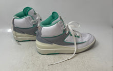Load image into Gallery viewer, Nike Womens Air Jordan 2 Retro FN6755-100 White Green Sneakers Shoes Size 8.5
