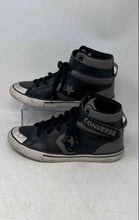 Load image into Gallery viewer, Converse Kids Pro Blaze Easy-On A09328C Black White Lace-Up Sneaker Shoes Sz 3.5
