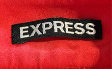 Load image into Gallery viewer, Express Womens Red Flat Front Slash Pocket Side Zip Hot Pants Shorts Size 4
