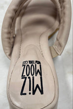 Load image into Gallery viewer, Miz Mooz Womens Oceana Beige Slip-On Block Heel Slide Sandals Size 39
